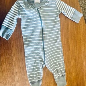 Hanna Andersson Blue and White Striped Kids Pajamas